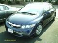 2009 Royal Blue Pearl Honda Civic EX Sedan  photo #2