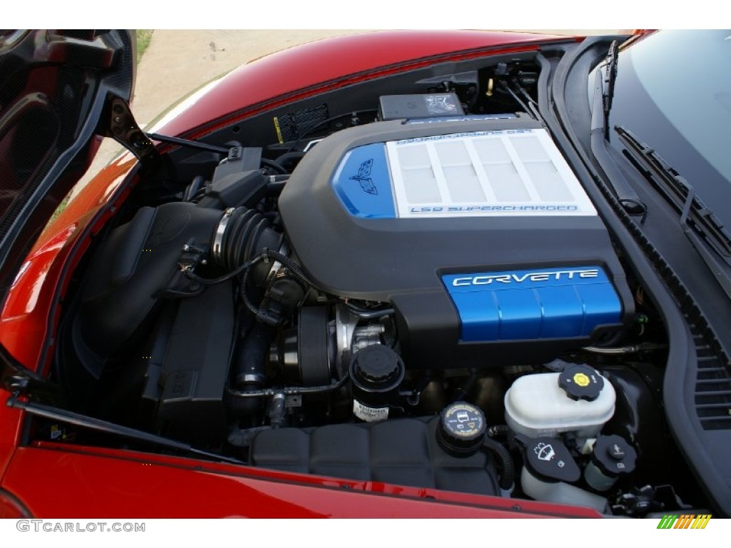 2009 Chevrolet Corvette ZR1 6.2 Liter Supercharged OHV 16-Valve LS9 V8 Engine Photo #67273451