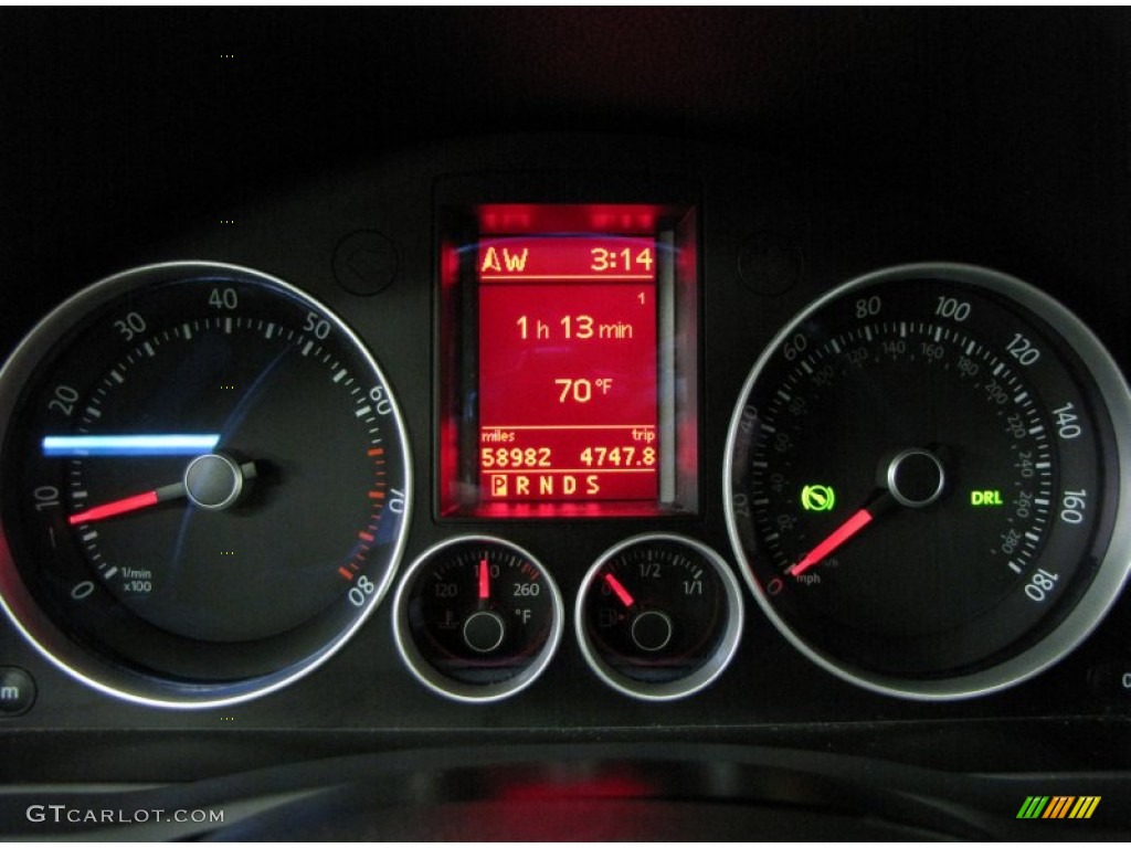 2009 Volkswagen GLI Sedan Gauges Photo #67273980