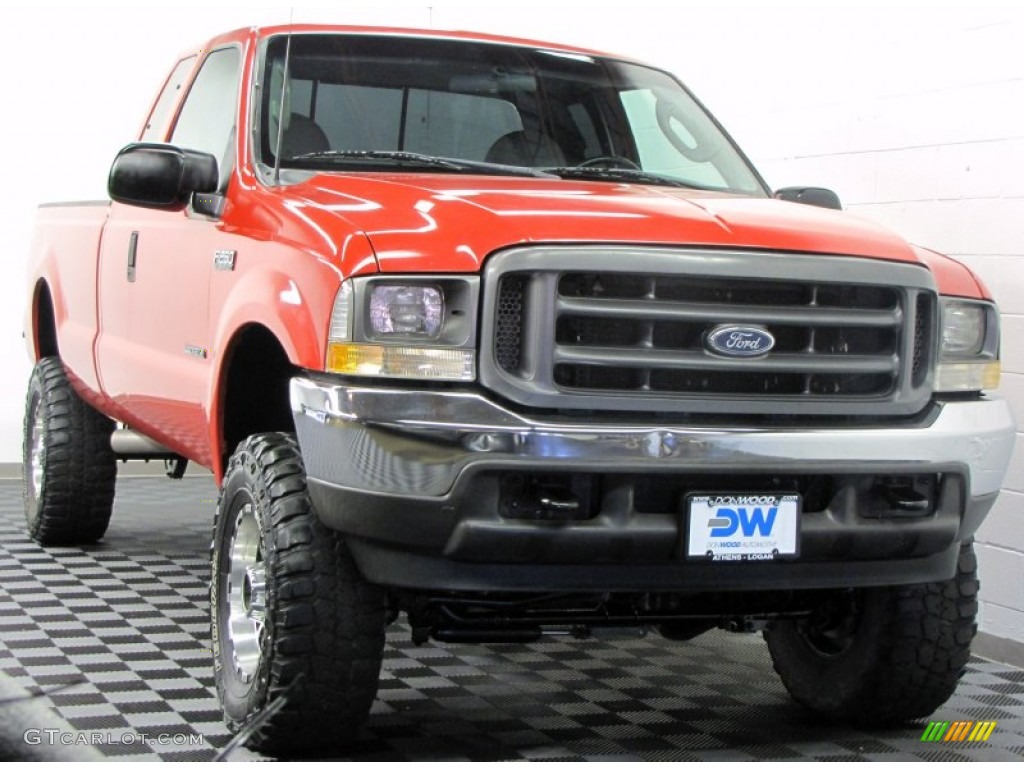 Red Clearcoat Ford F250 Super Duty