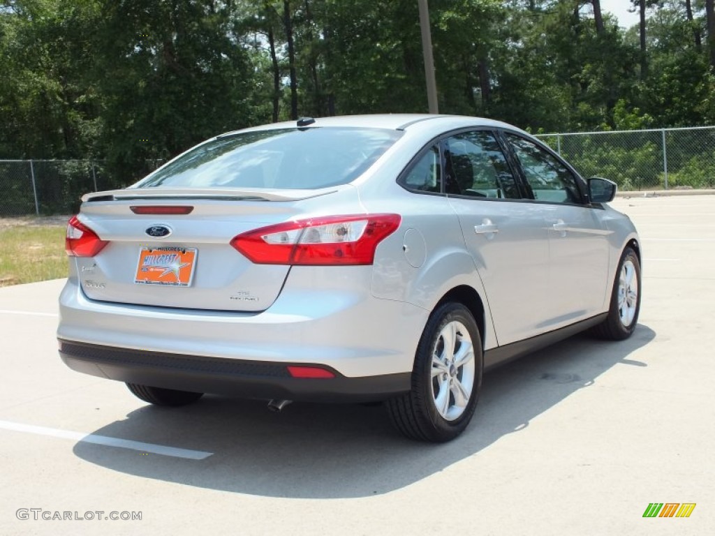 2012 Focus SE Sport Sedan - Ingot Silver Metallic / Two-Tone Sport photo #5