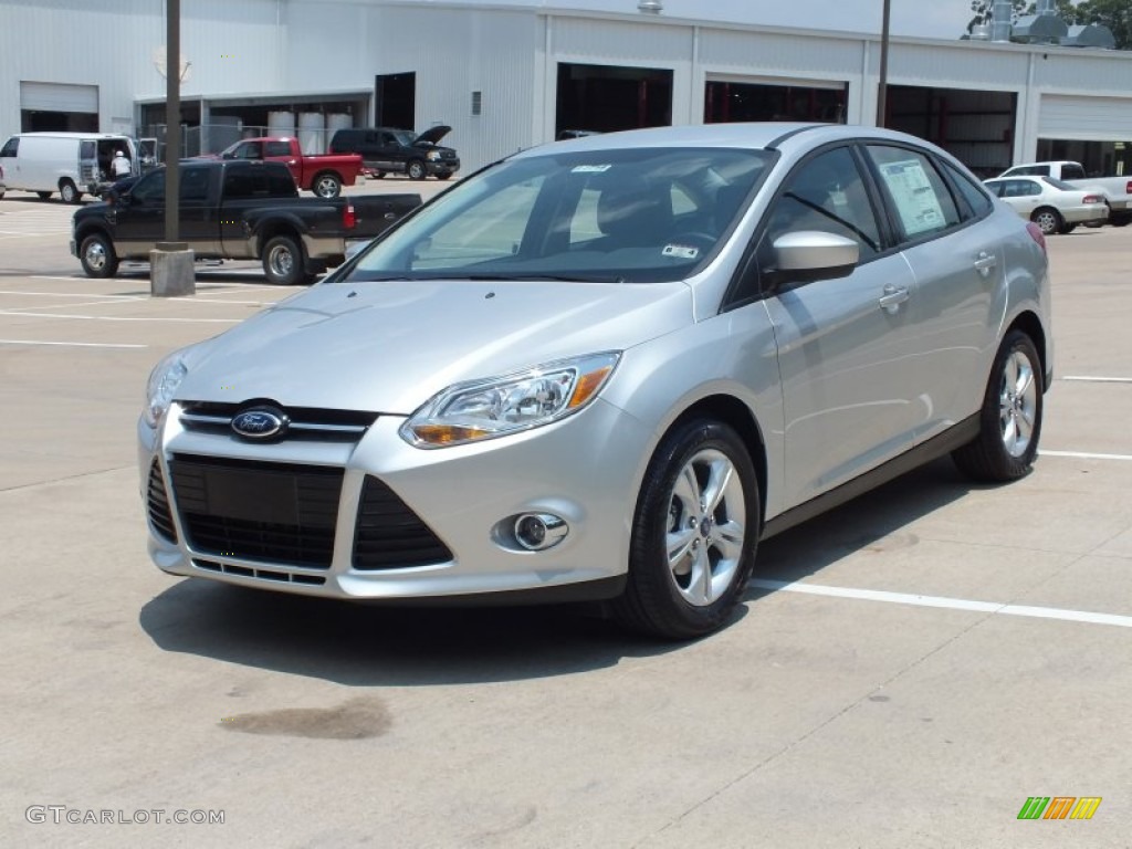 2012 Focus SE Sport Sedan - Ingot Silver Metallic / Two-Tone Sport photo #9