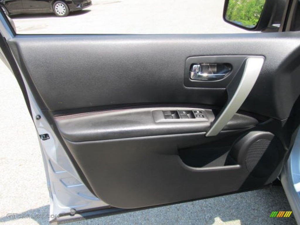2011 Rogue SL AWD - Frosted Steel Metallic / Black photo #6