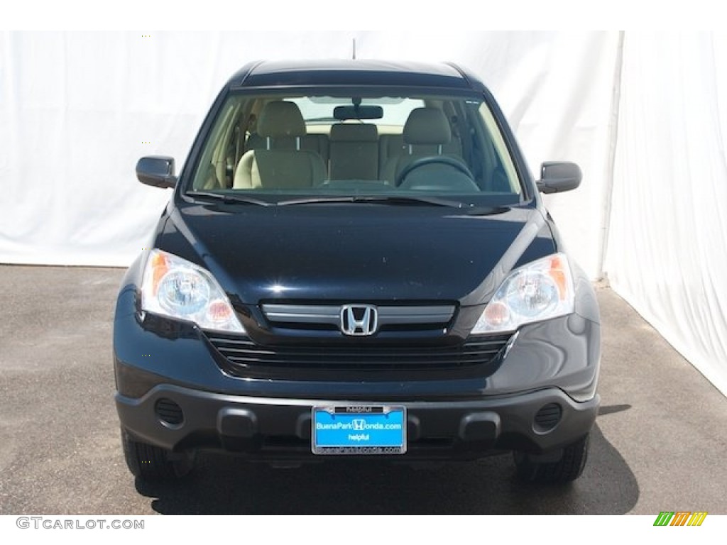 2008 CR-V LX - Nighthawk Black Pearl / Ivory photo #7