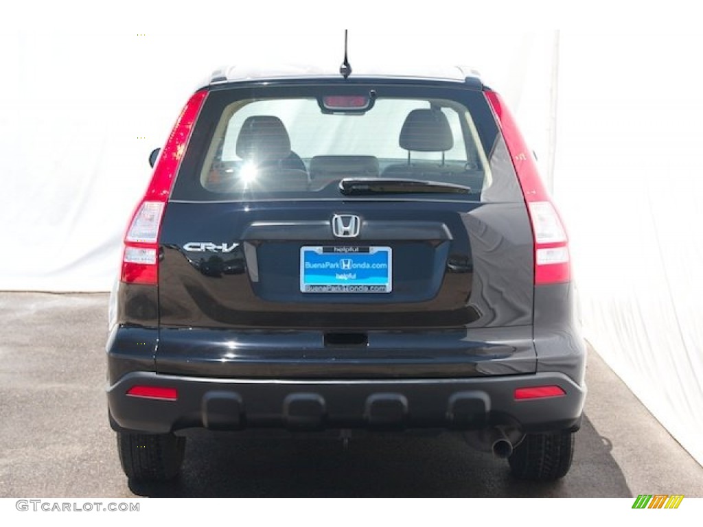 2008 CR-V LX - Nighthawk Black Pearl / Ivory photo #9