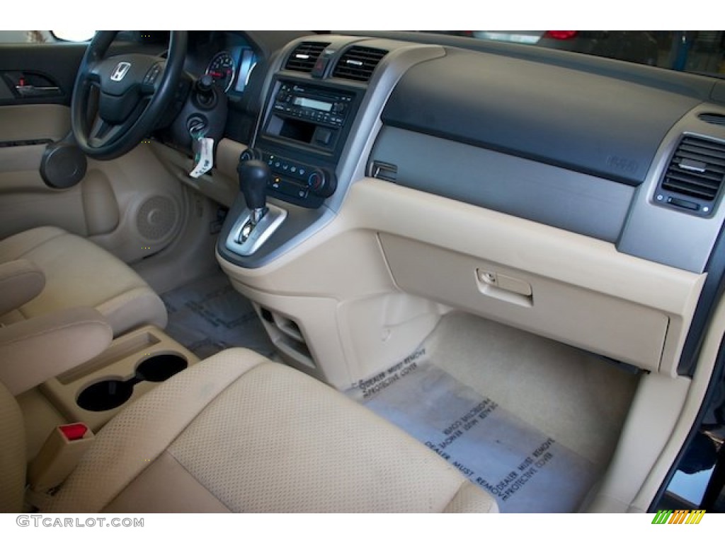 2008 CR-V LX - Nighthawk Black Pearl / Ivory photo #22