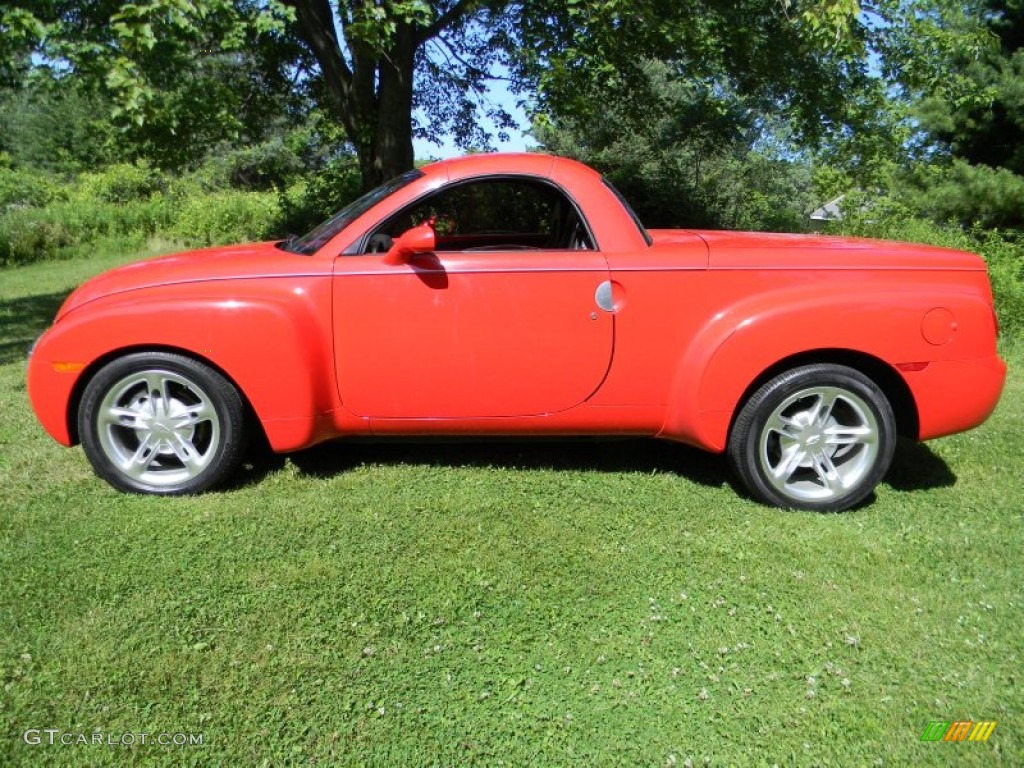 Redline Red 2003 Chevrolet SSR Standard SSR Model Exterior Photo #67275245