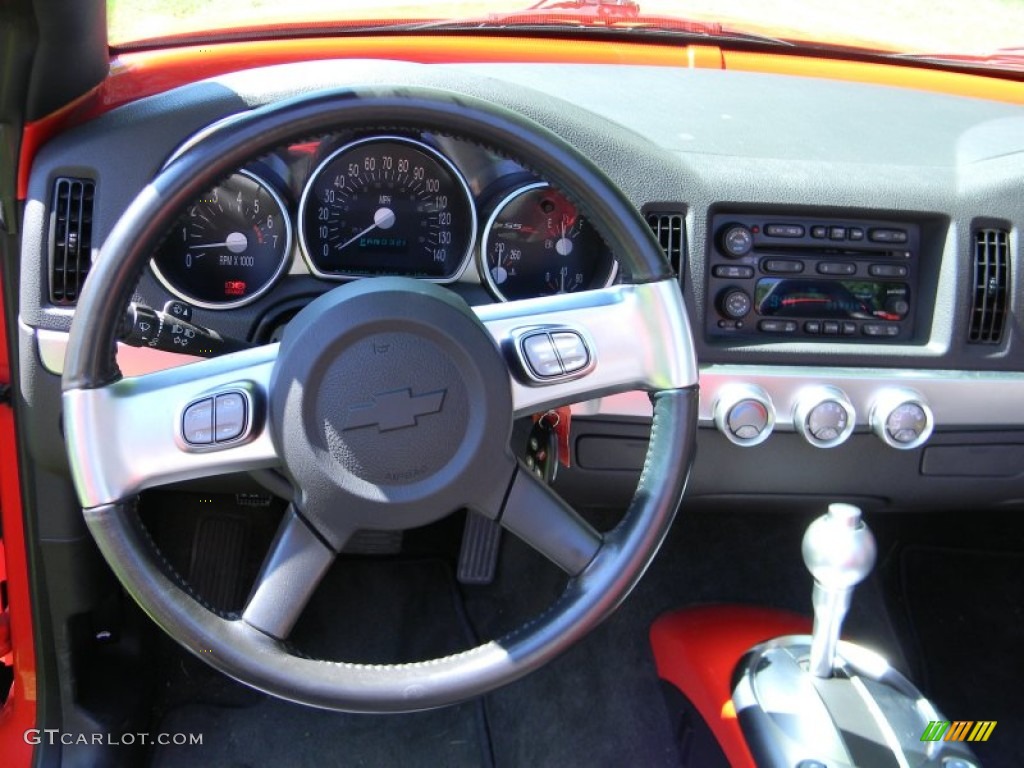 2003 Chevrolet SSR Standard SSR Model Black Steering Wheel Photo #67275362