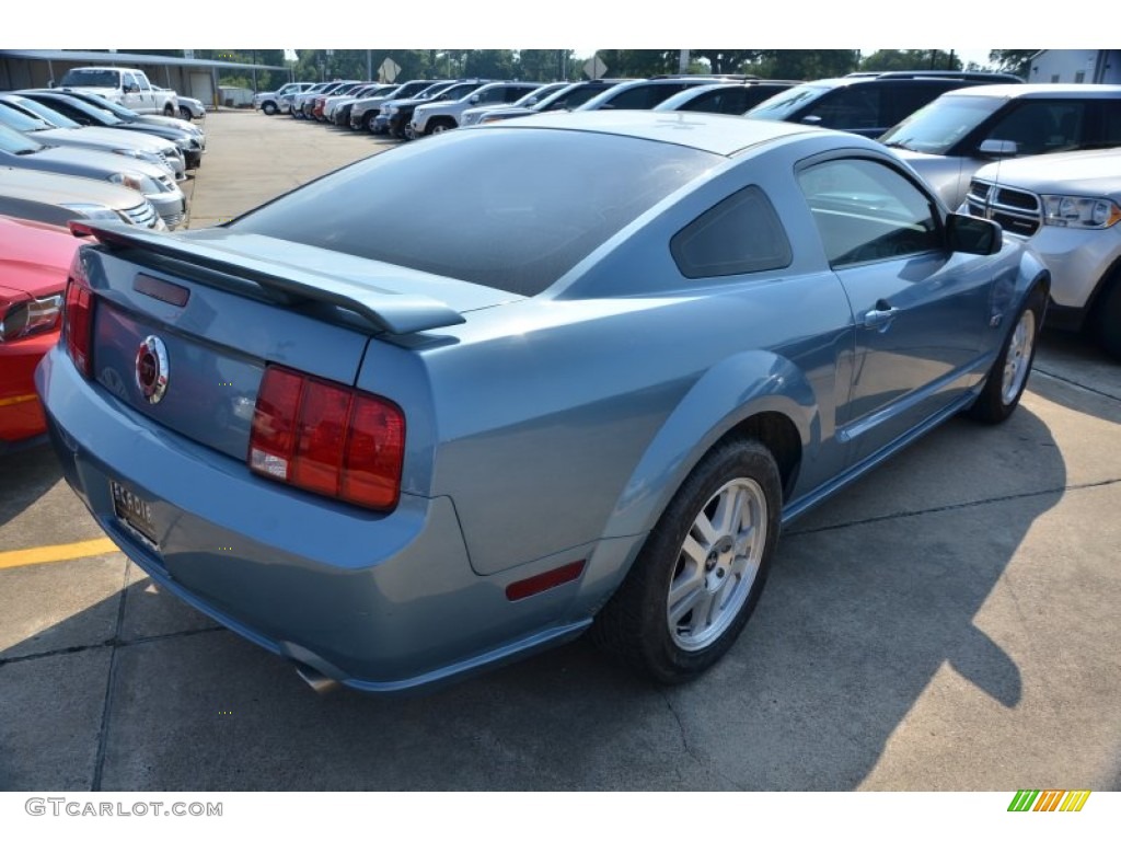 2007 Mustang GT Premium Coupe - Windveil Blue Metallic / Light Graphite photo #5