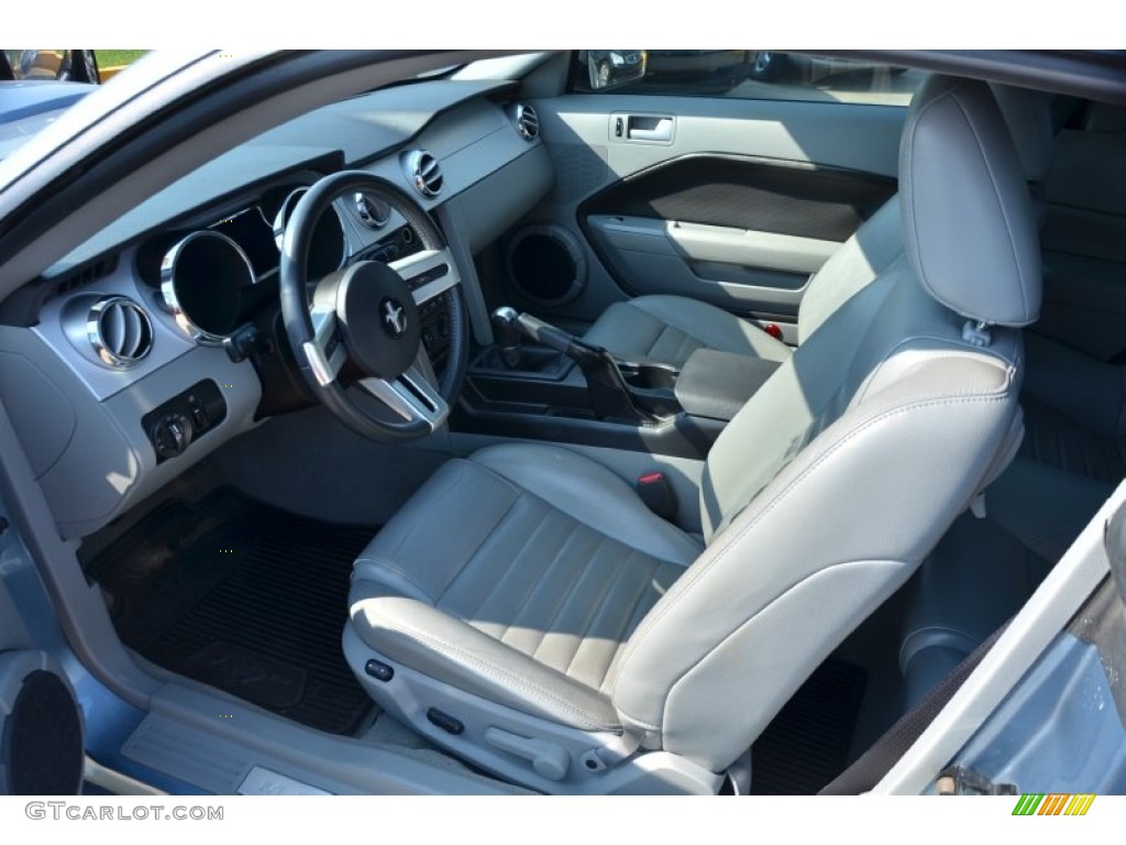 2007 Mustang GT Premium Coupe - Windveil Blue Metallic / Light Graphite photo #16