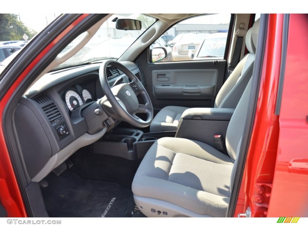 Dark Slate Gray/Medium Slate Gray Interior 2010 Dodge Dakota Big Horn Crew Cab 4x4 Photo #67276379