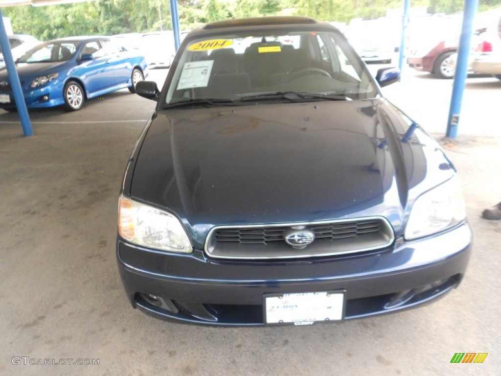 2004 Legacy L Sedan - Mystic Blue Pearl / Gray Moquette photo #3