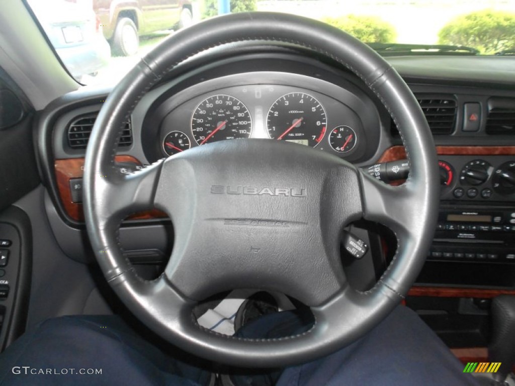 2004 Legacy L Sedan - Mystic Blue Pearl / Gray Moquette photo #18