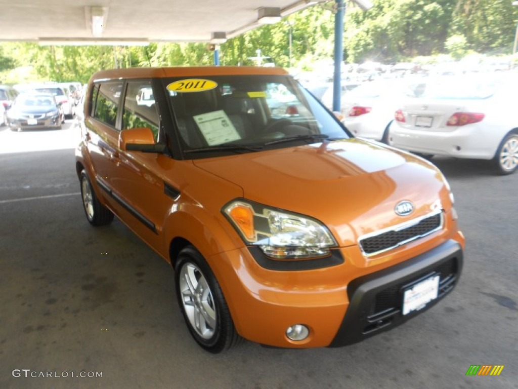 Ignition Orange Kia Soul