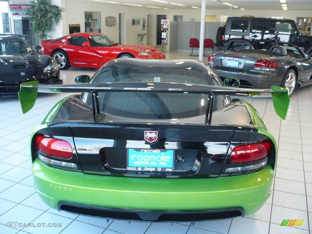 2009 Viper SRT-10 Coupe - Viper Snakeskin Green Pearl / Black photo #20