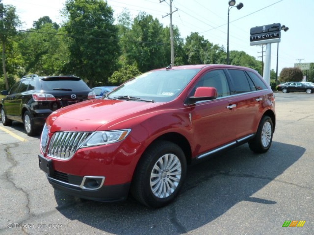 2011 MKX AWD - Red Candy Metallic / Medium Light Stone photo #1