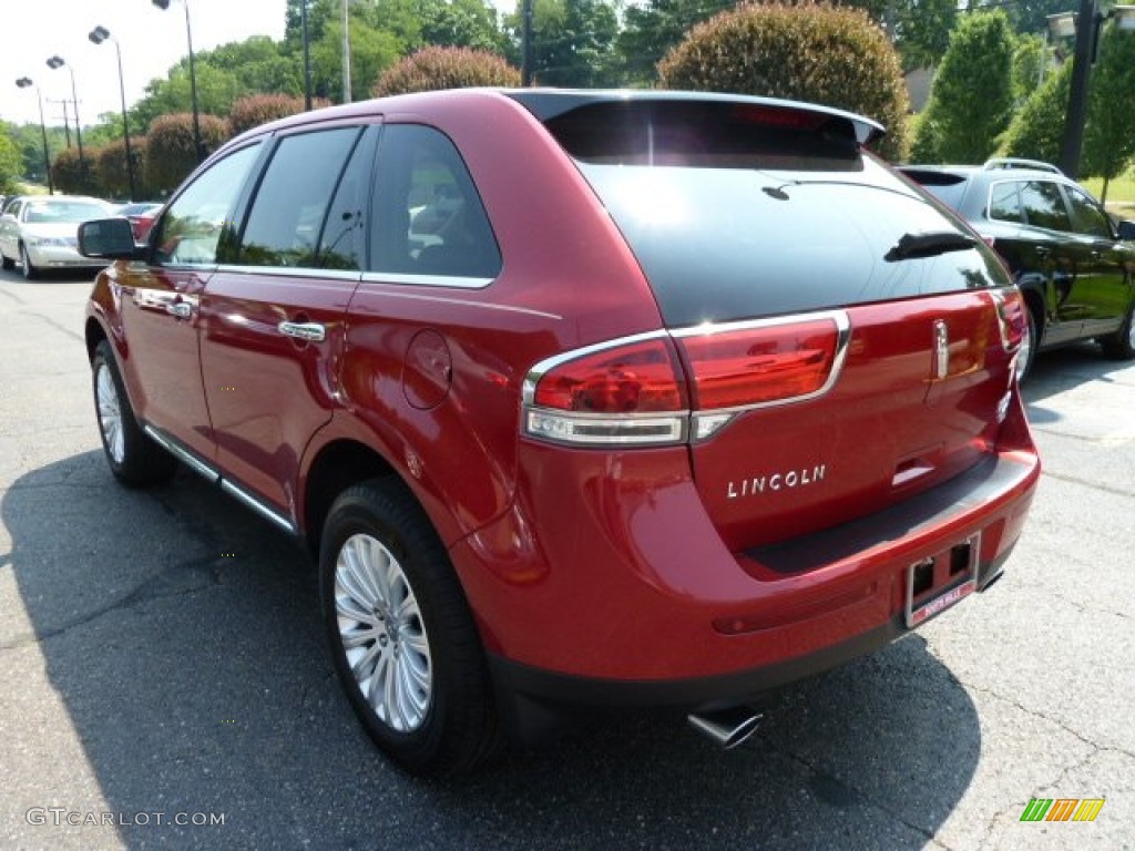 2011 MKX AWD - Red Candy Metallic / Medium Light Stone photo #3