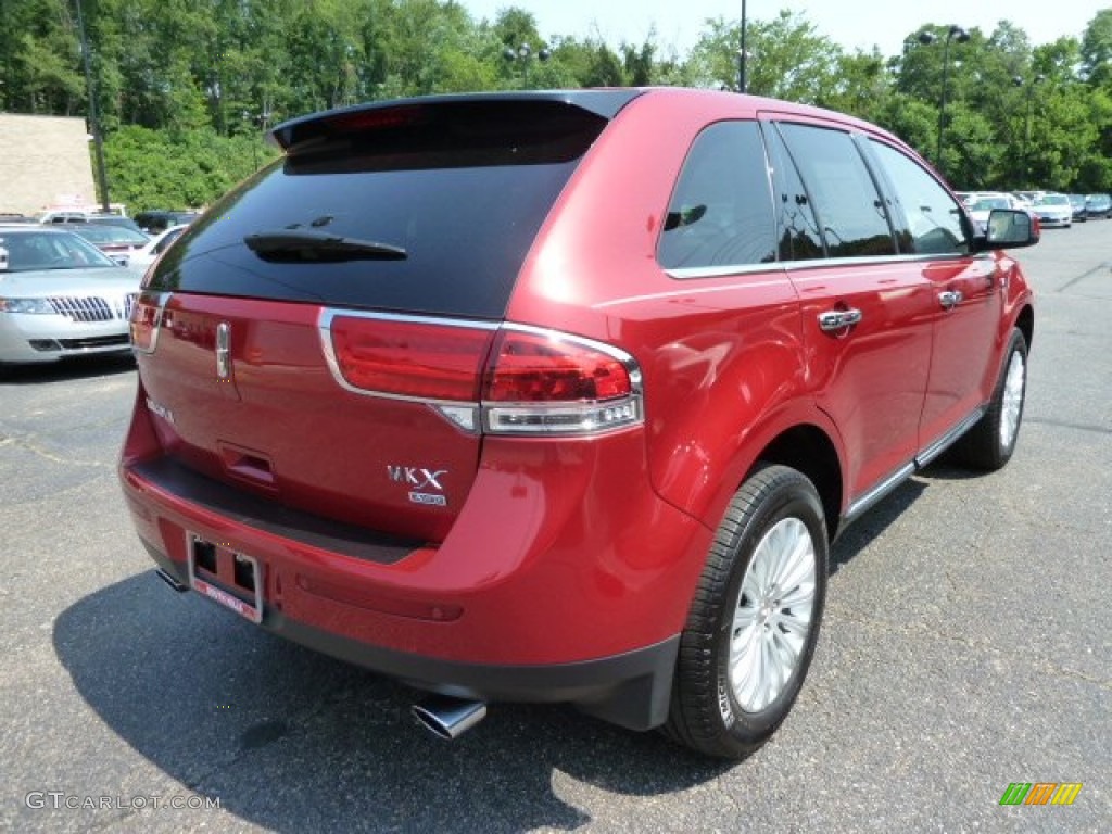 2011 MKX AWD - Red Candy Metallic / Medium Light Stone photo #5