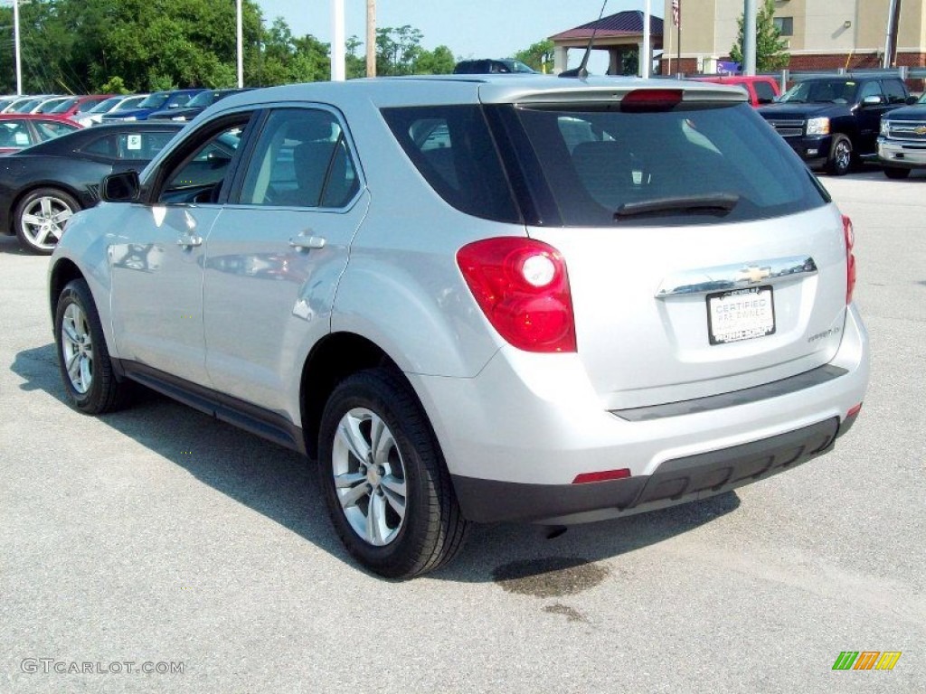 2010 Equinox LS - Silver Ice Metallic / Jet Black/Light Titanium photo #2