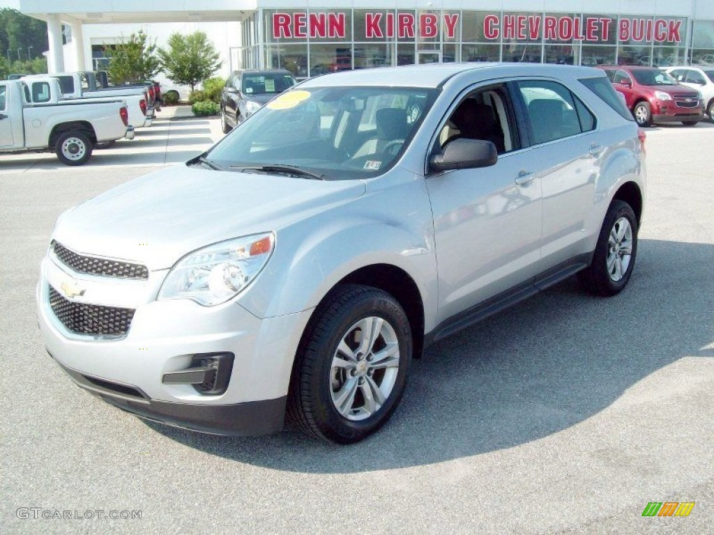 2010 Equinox LS - Silver Ice Metallic / Jet Black/Light Titanium photo #11