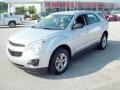 2010 Silver Ice Metallic Chevrolet Equinox LS  photo #11