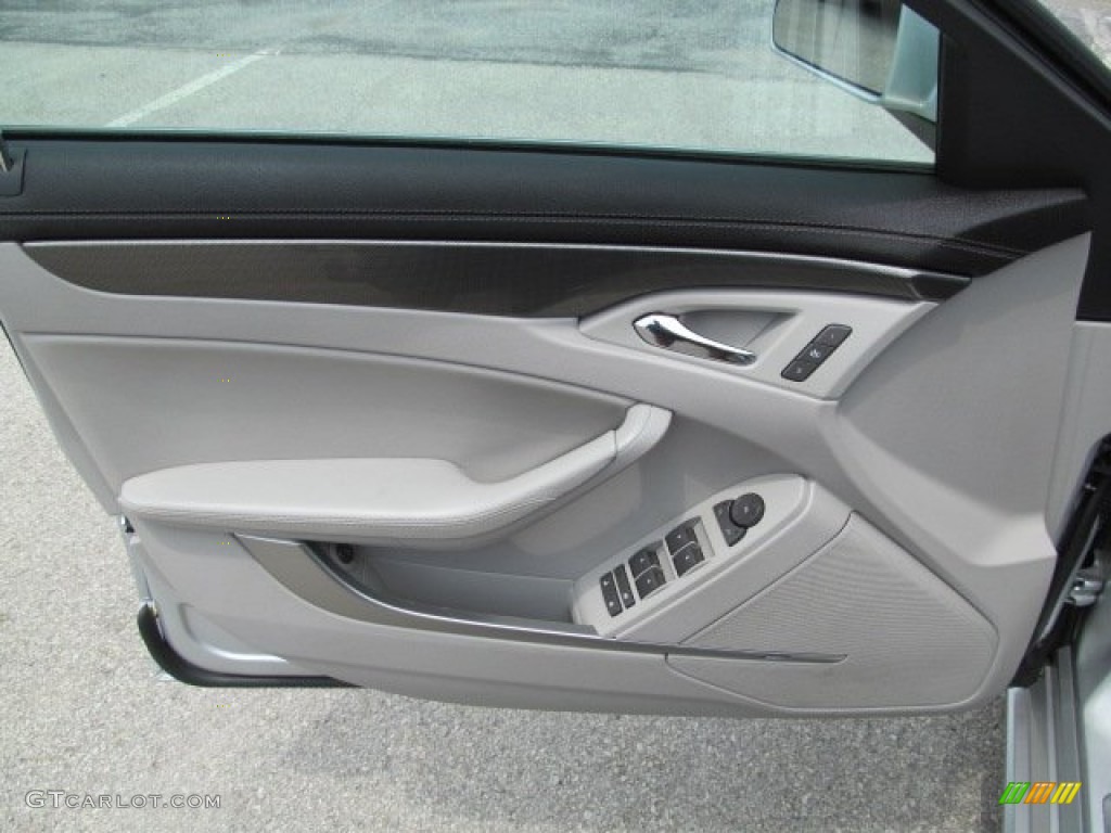 2010 Cadillac CTS 4 3.0 AWD Sedan Light Titanium/Ebony Door Panel Photo #67279832