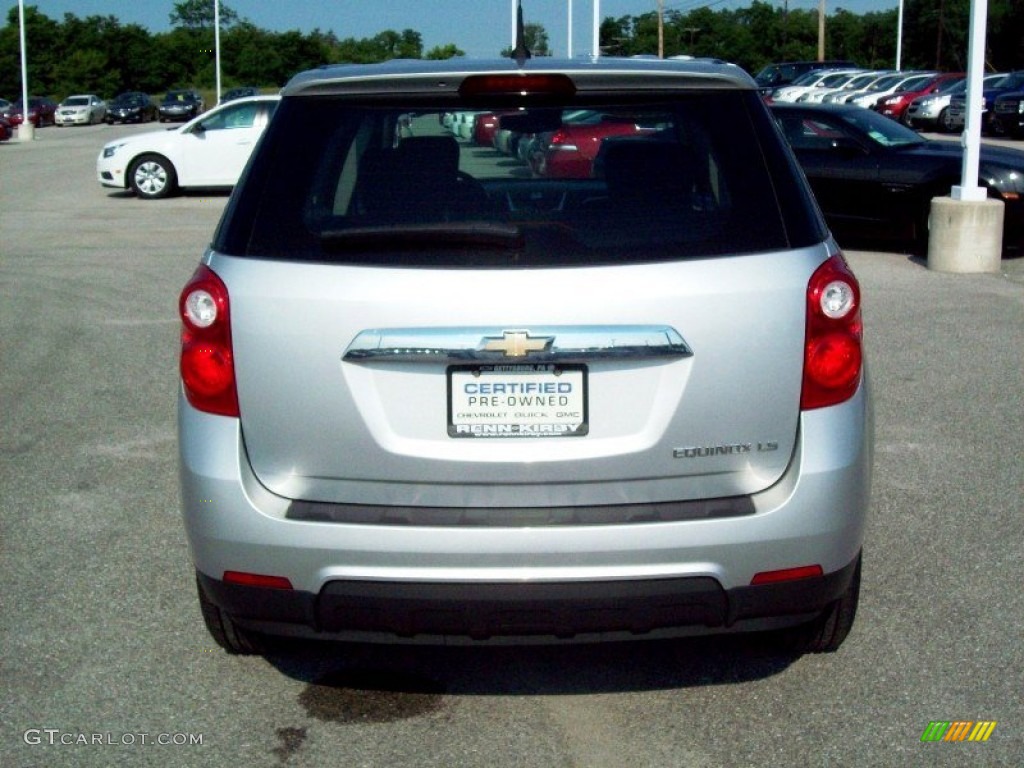 2010 Equinox LS - Silver Ice Metallic / Jet Black/Light Titanium photo #14