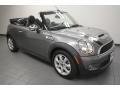 2010 Dark Silver Metallic Mini Cooper S Convertible  photo #1