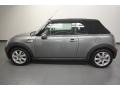 2010 Dark Silver Metallic Mini Cooper S Convertible  photo #2