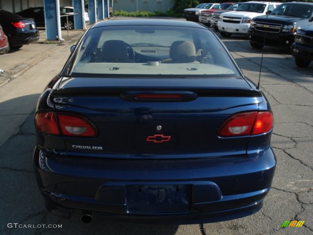 2002 Cavalier Z24 Coupe - Indigo Blue Metallic / Graphite photo #7