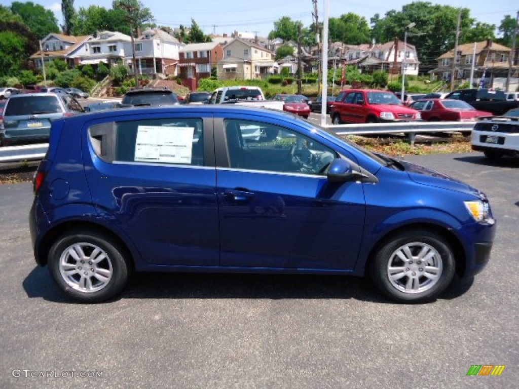 Blue Topaz Metallic 2012 Chevrolet Sonic LT Hatch Exterior Photo #67281782