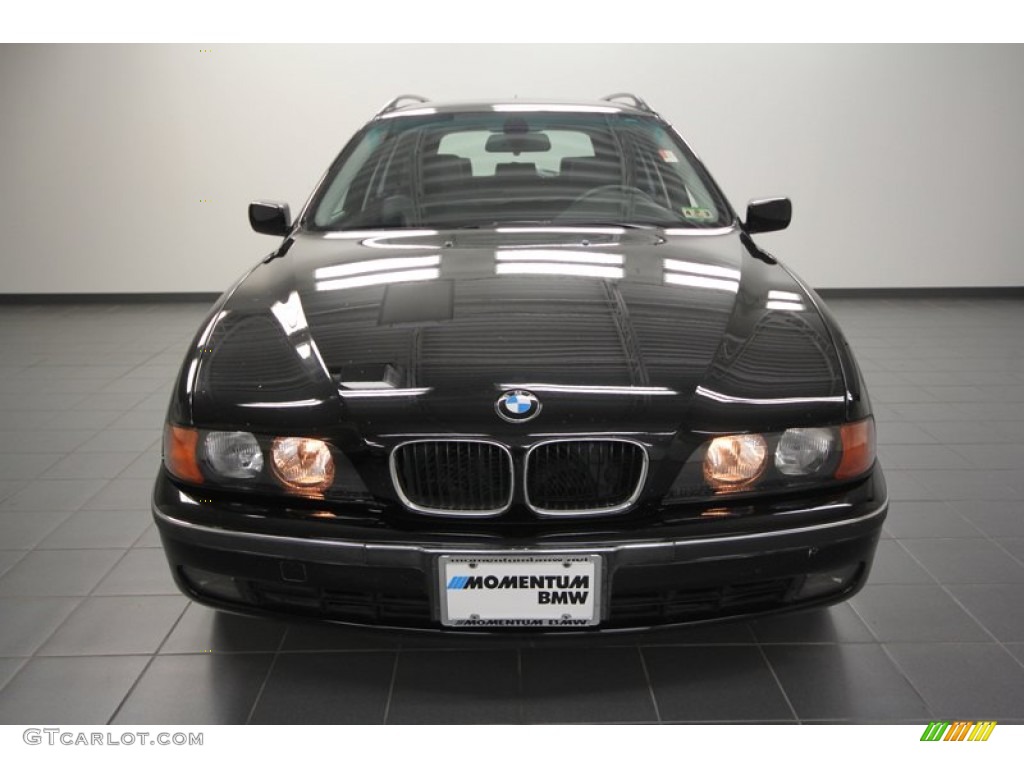 2000 5 Series 528i Wagon - Jet Black / Black photo #6