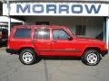 1999 Flame Red Jeep Cherokee Sport 4x4  photo #1