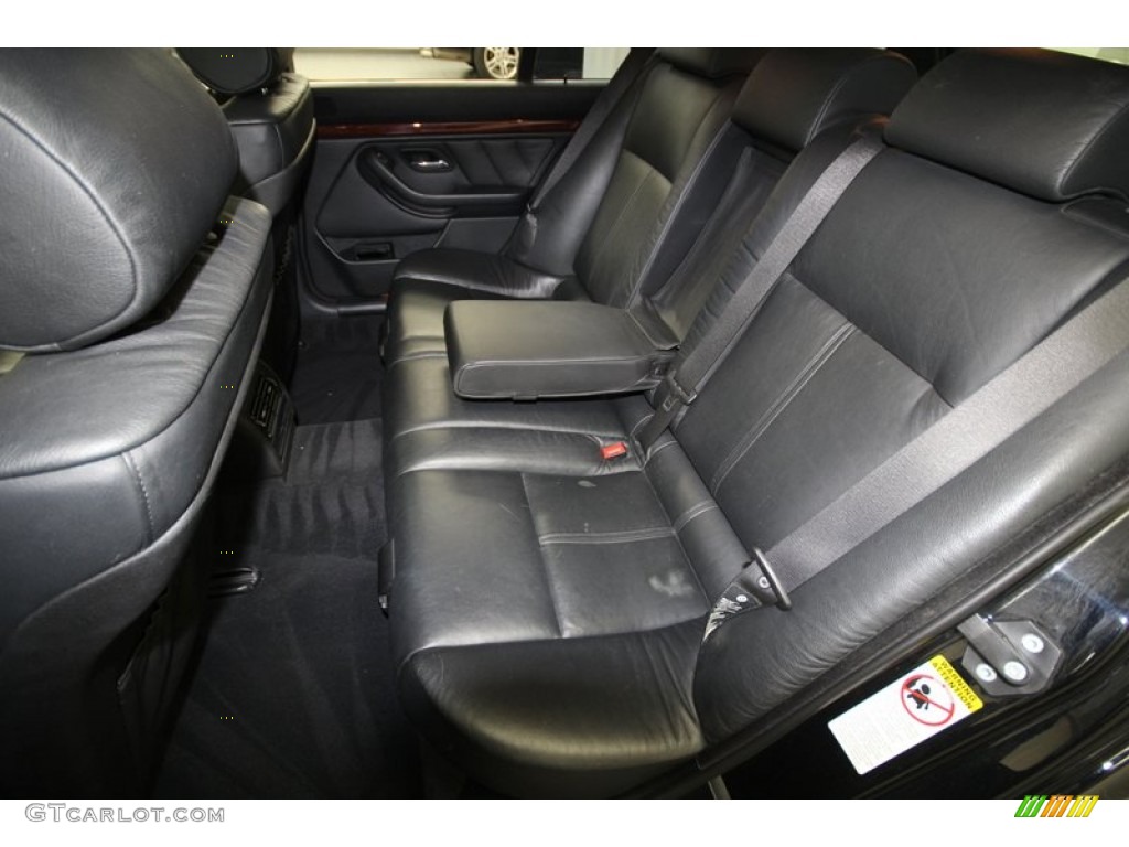 Black Interior 2000 BMW 5 Series 528i Wagon Photo #67282124