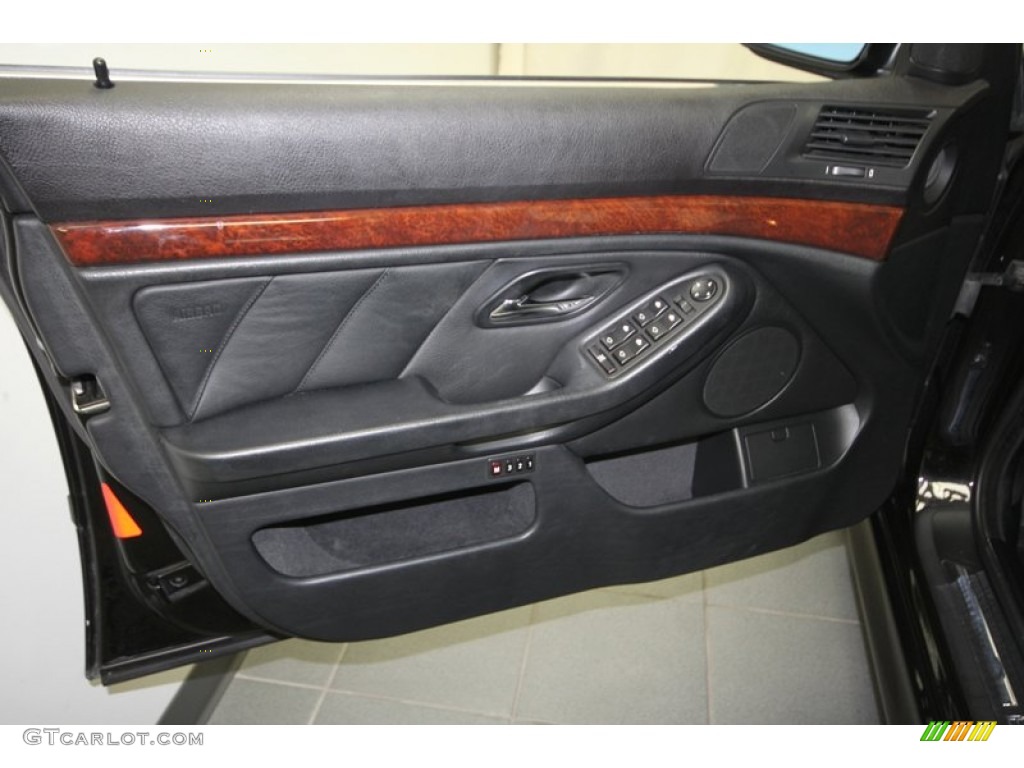 2000 BMW 5 Series 528i Wagon Black Door Panel Photo #67282133
