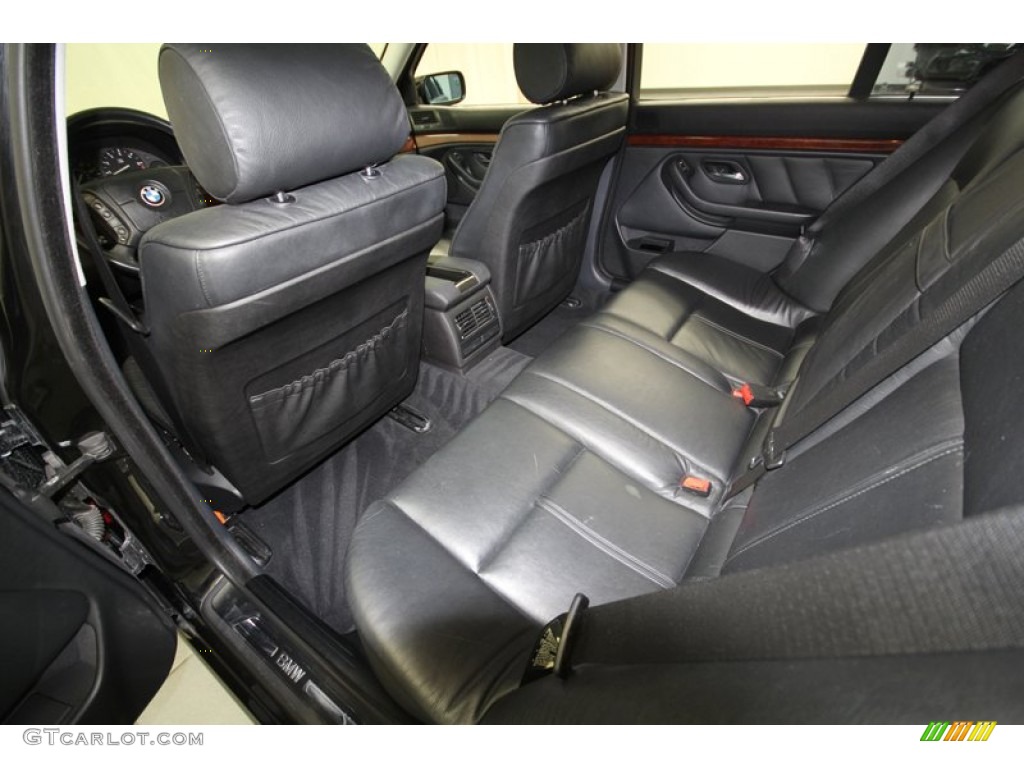 Black Interior 2000 BMW 5 Series 528i Wagon Photo #67282223