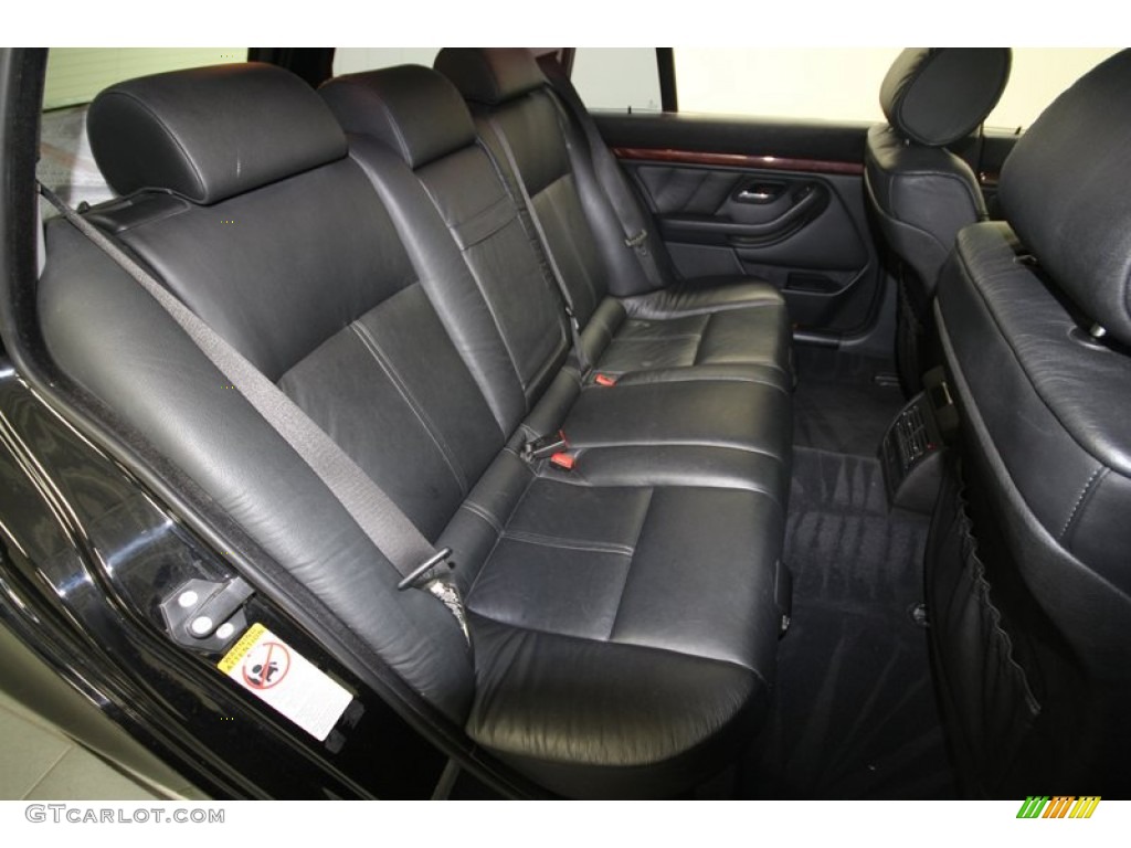 Black Interior 2000 BMW 5 Series 528i Wagon Photo #67282292