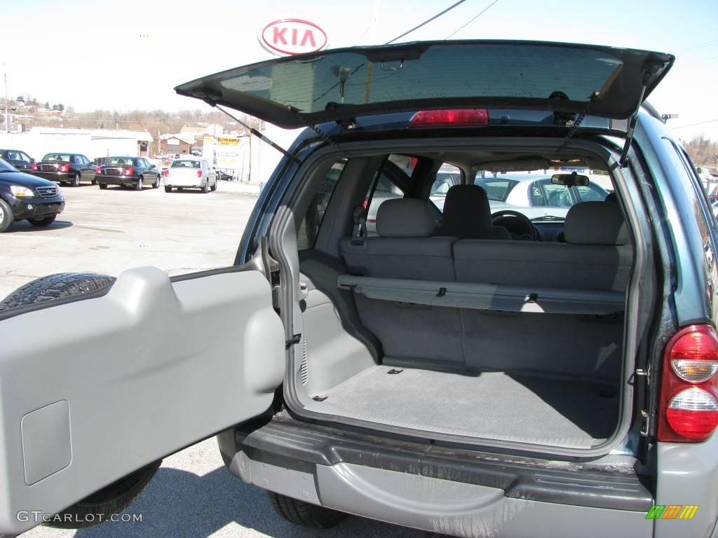2005 Liberty Sport 4x4 - Deep Beryl Green Pearl / Khaki photo #13