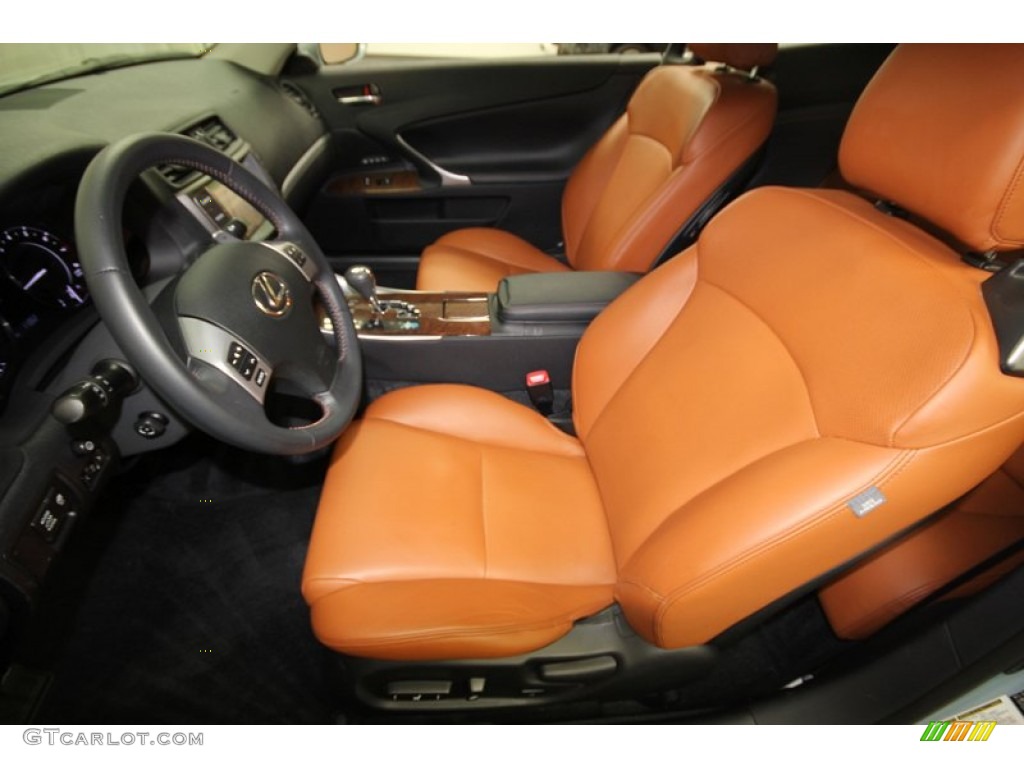 Saddle Tan Interior 2011 Lexus IS 350C Convertible Photo #67283195
