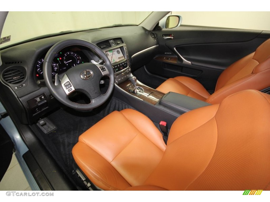 Saddle Tan Interior 2011 Lexus IS 350C Convertible Photo #67283288
