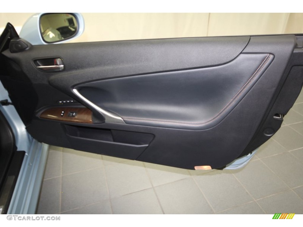 2011 Lexus IS 350C Convertible Saddle Tan Door Panel Photo #67283513