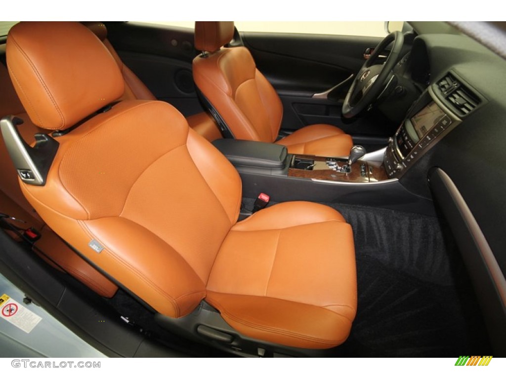 Saddle Tan Interior 2011 Lexus IS 350C Convertible Photo #67283552