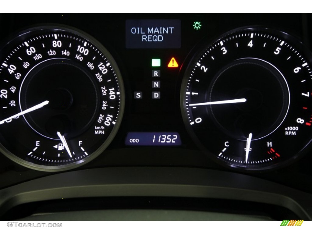 2011 Lexus IS 350C Convertible Gauges Photo #67283594