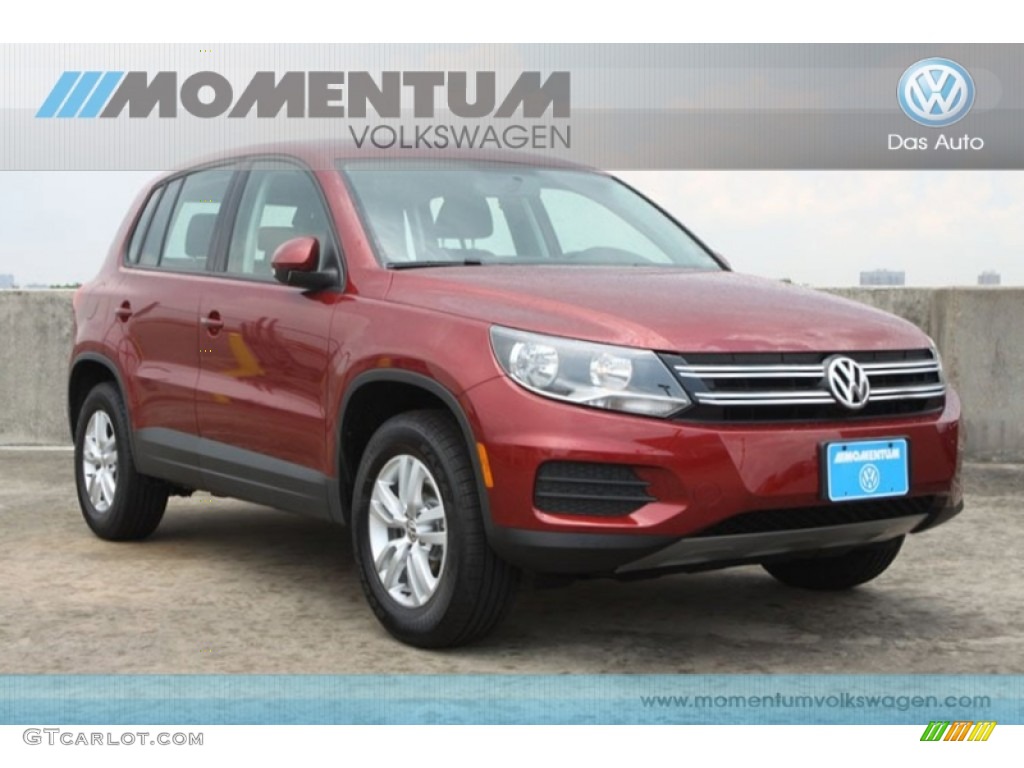 Wild Cherry Metallic Volkswagen Tiguan