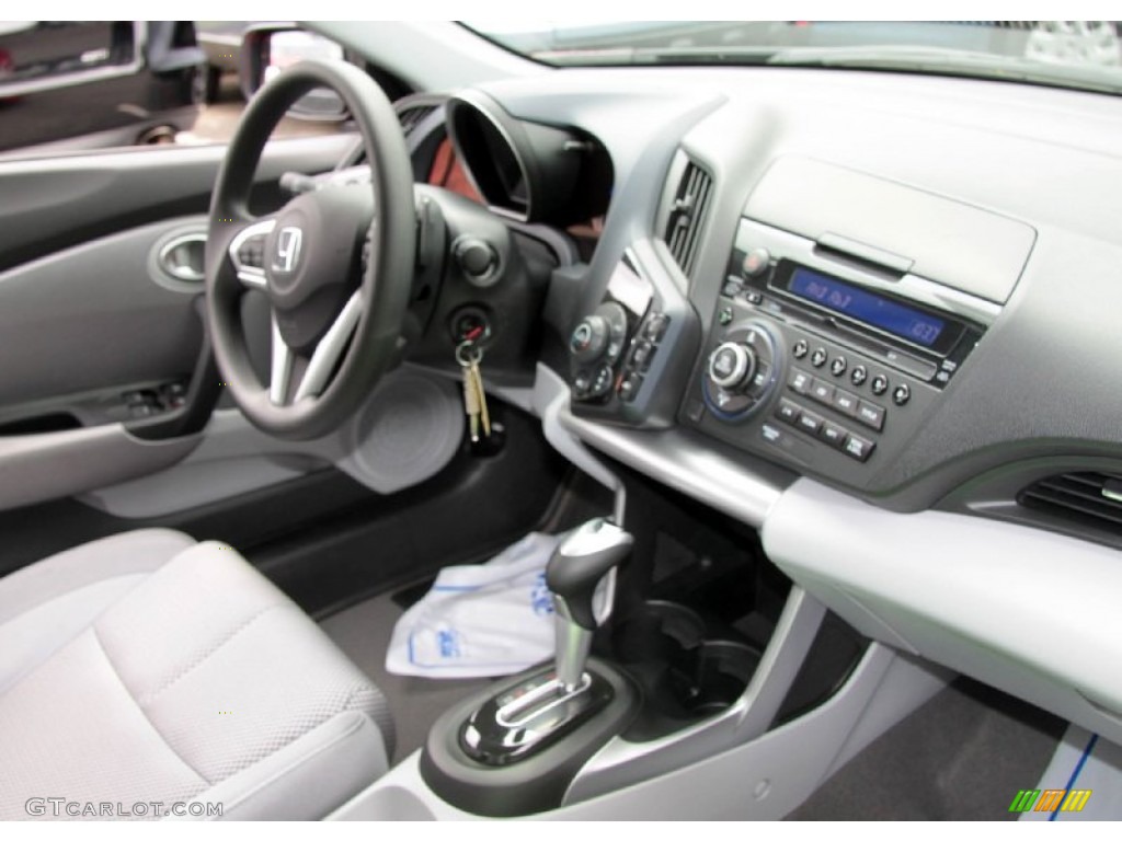 2011 Honda CR-Z Sport Hybrid Gray Fabric Dashboard Photo #67285421