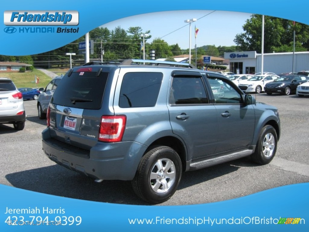 2010 Escape Limited - Steel Blue Metallic / Charcoal Black photo #7