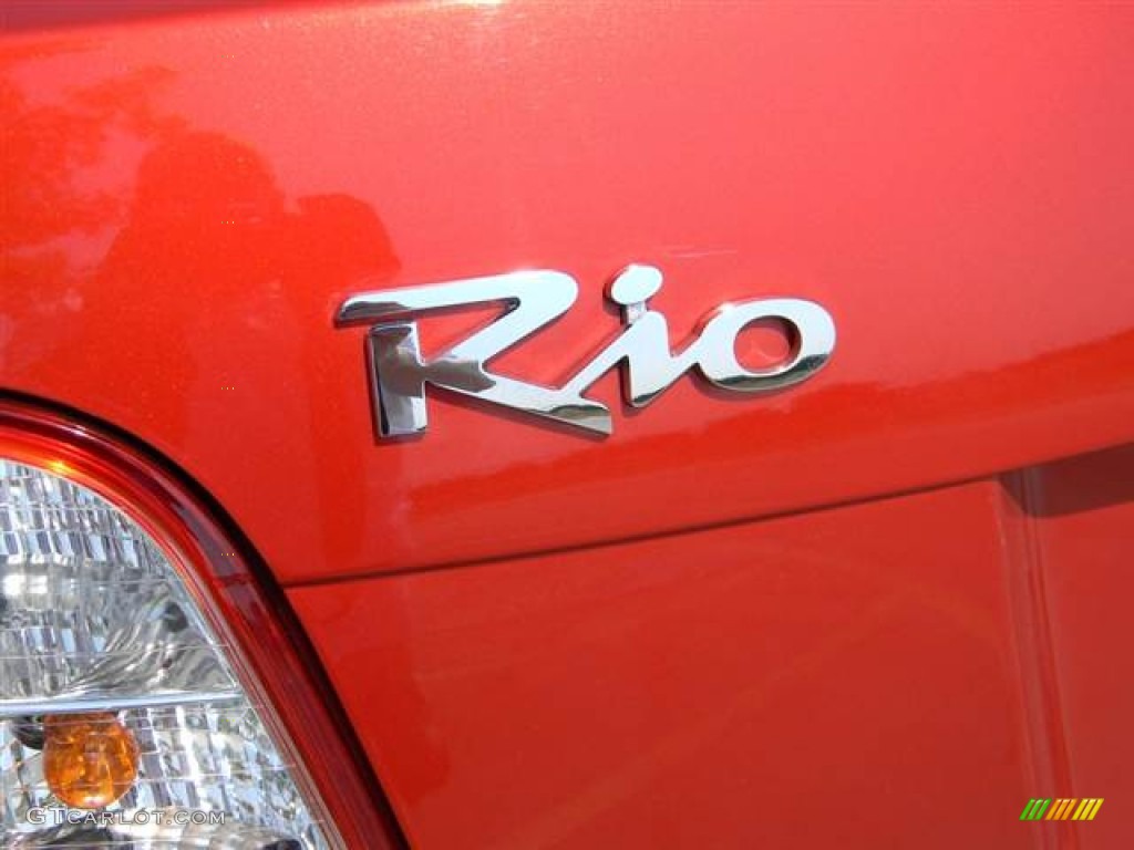 2009 Kia Rio LX Sedan Marks and Logos Photo #67287729