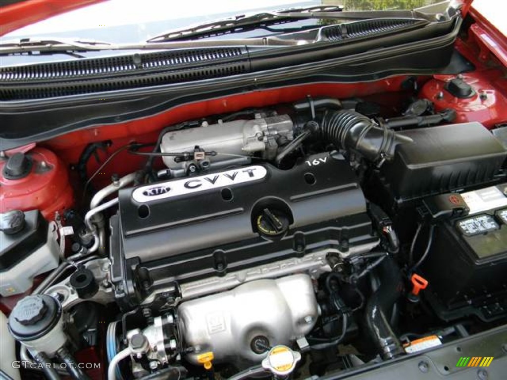 2009 Kia Rio LX Sedan 1.6 Liter DOHC 16-Valve CVVT 4 Cylinder Engine Photo #67287755