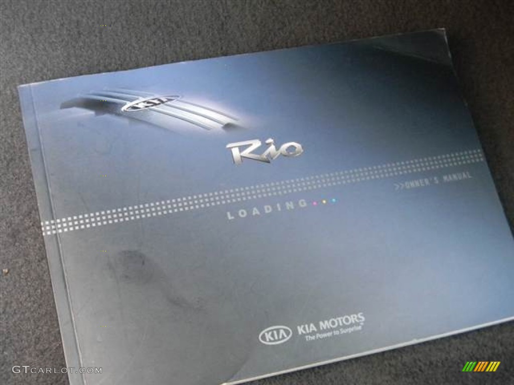 2009 Kia Rio LX Sedan Books/Manuals Photo #67287917