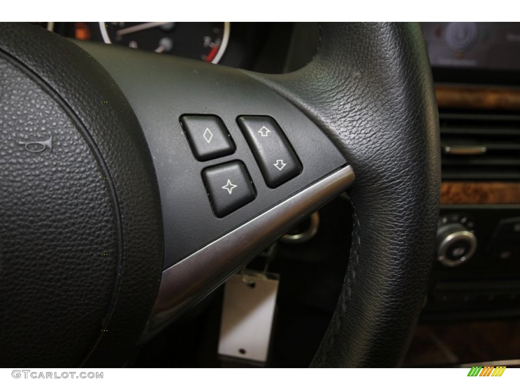 2009 5 Series 535i Sedan - Alpine White / Natural Brown Dakota Leather photo #28